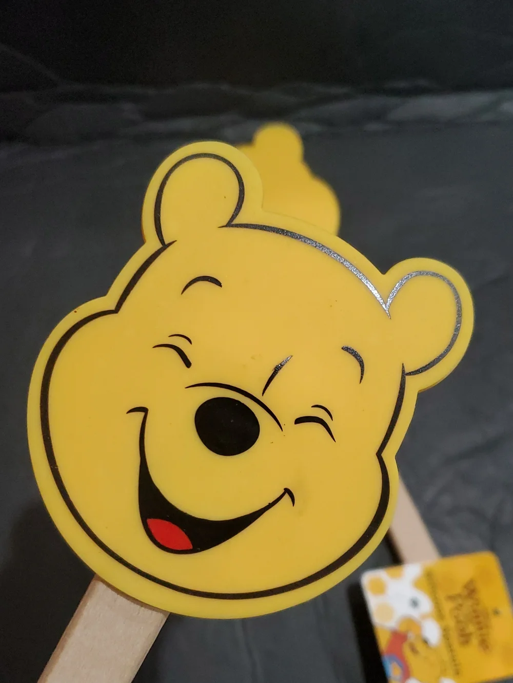 Winnie the Pooh 2pack yellow Winnie headed silicon spatula brand new